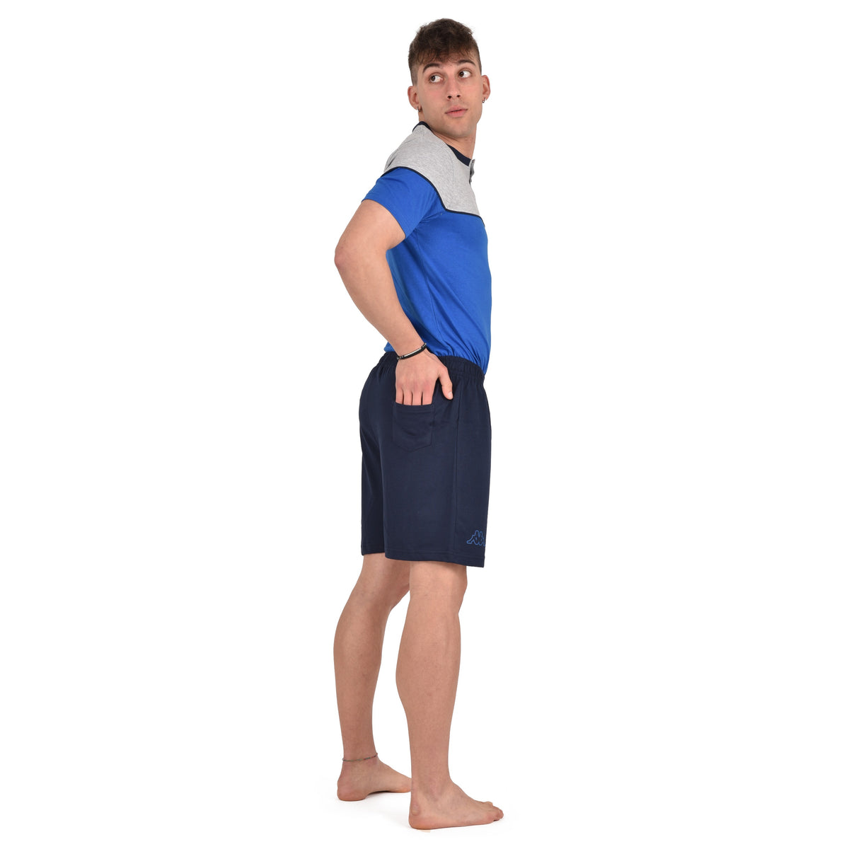 Pigiama Kappa uomo sportivo mezza manica + pantaloncino 23726
