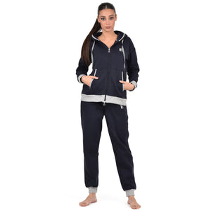 Tuta donna felpata navy Laura Biagiotti BOS 96580S 