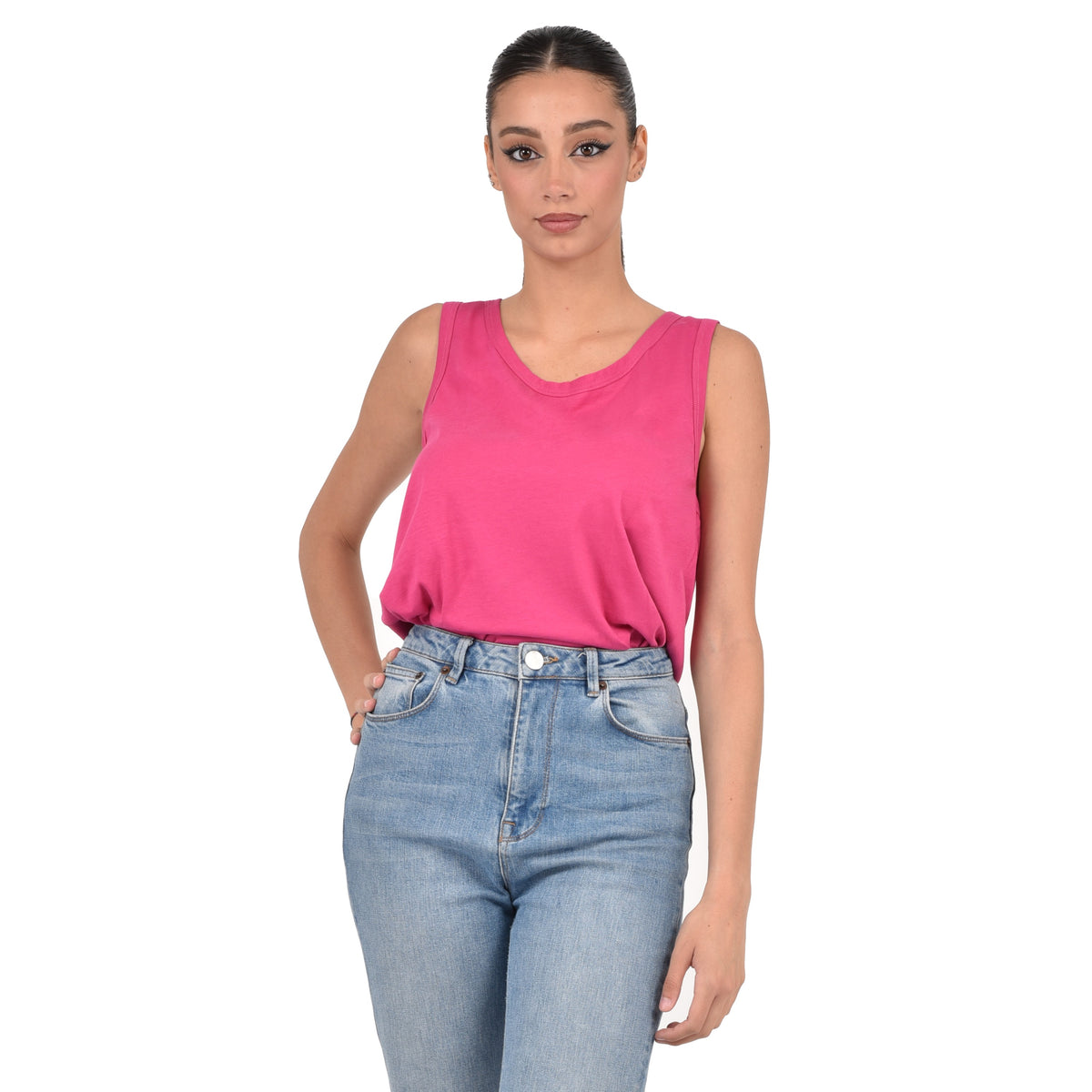 Canotta 100% cotone unisex intima o esternabile 103/E