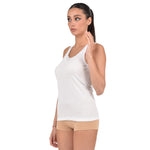 Canotta donna spalla larga Tiemme cc/10 100% cotone con pizzo