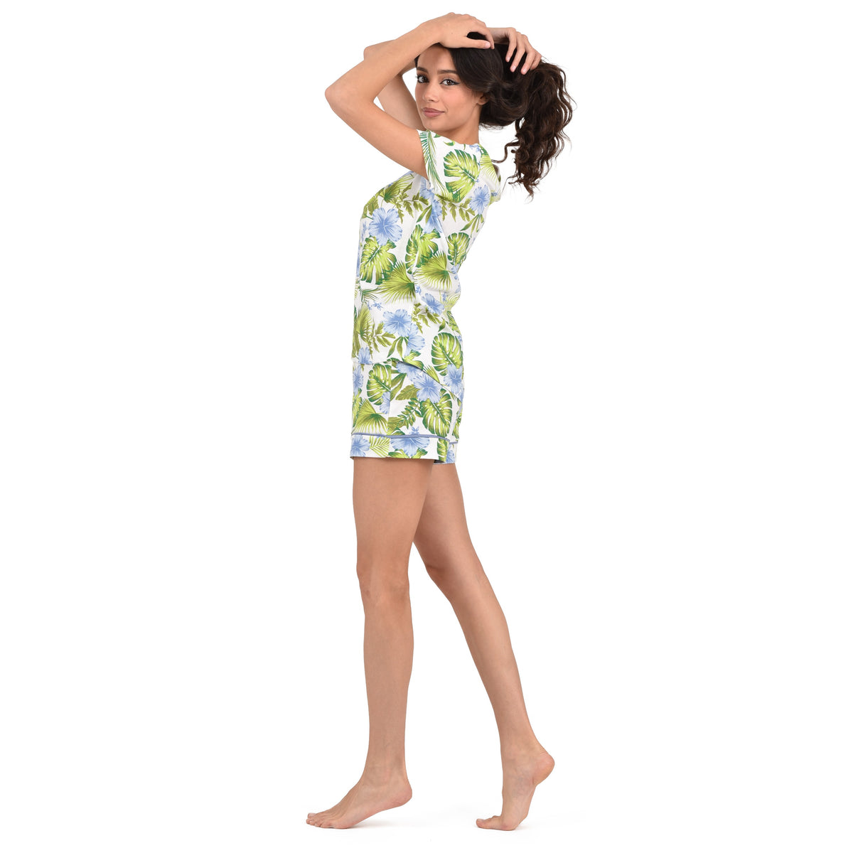 Pigiama donna Love and Bra 62499 Jungle fiori hawai