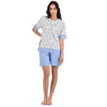 Pigiama donna estivo corto Cippi 5705 cotone