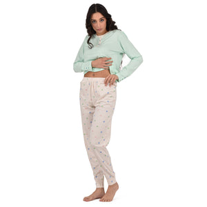 Pigiama donna 100% cotone Cippi 1955-B-S23 rosa menta