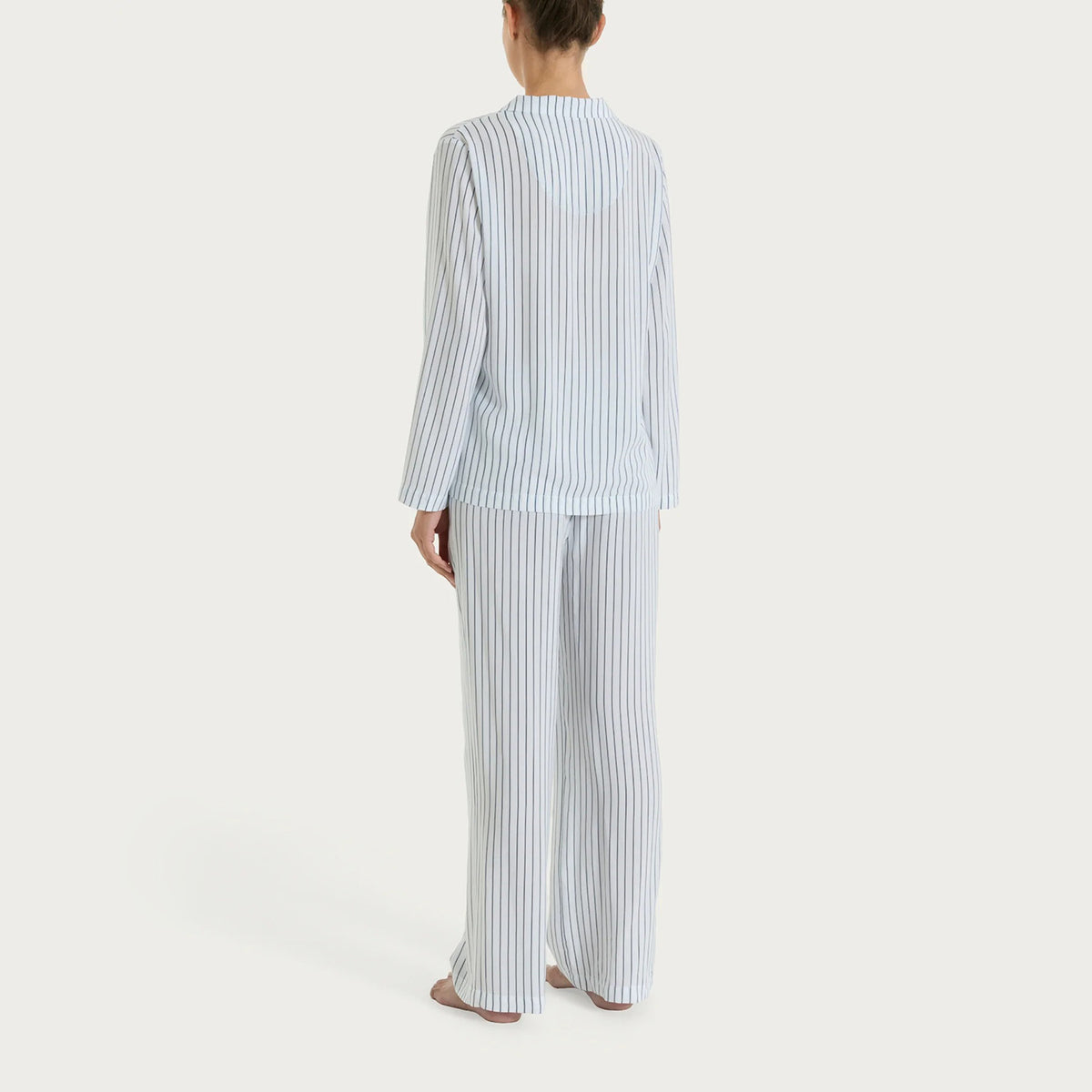 Pigiama donna maglia aperta a righe Ragno DT31N7