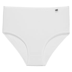 Slip da donna culotte vita alta Snelly e396 in cotone 6 pezzi 