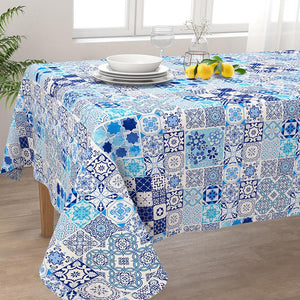 Tovaglia tavola Irge 100% cotone fantasia Alba Elba