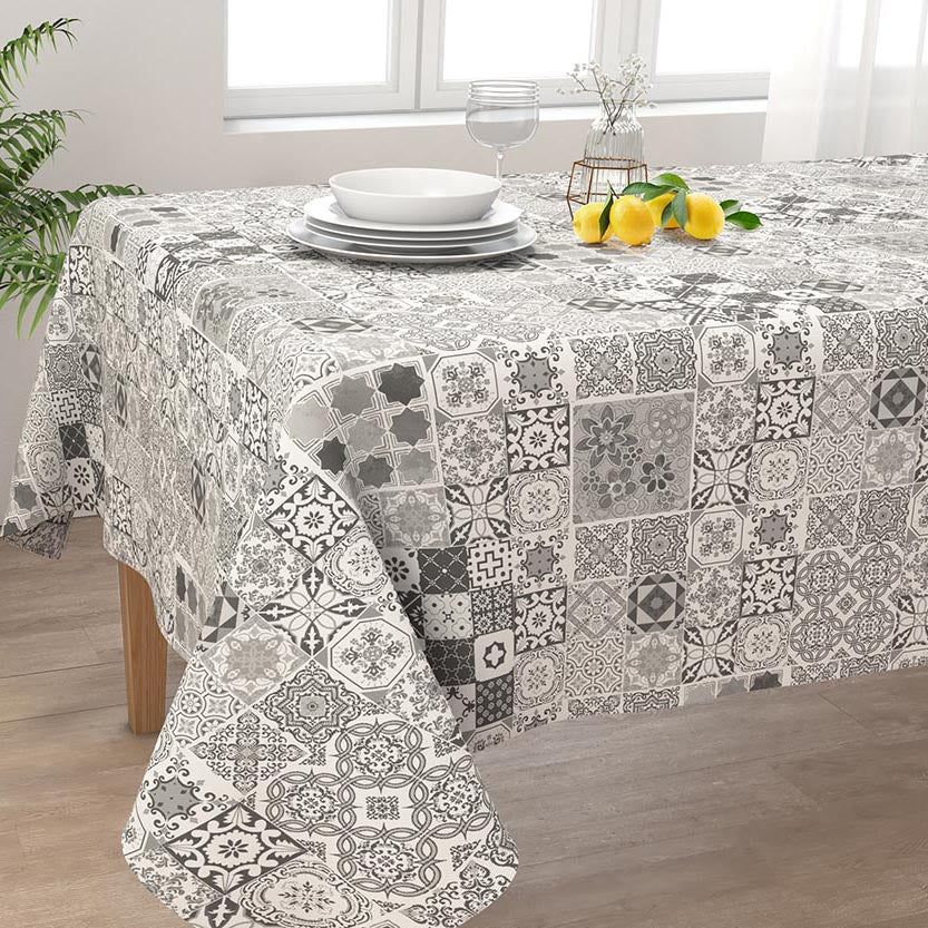 Tovaglia tavola Irge 100% cotone fantasia Alba Elba