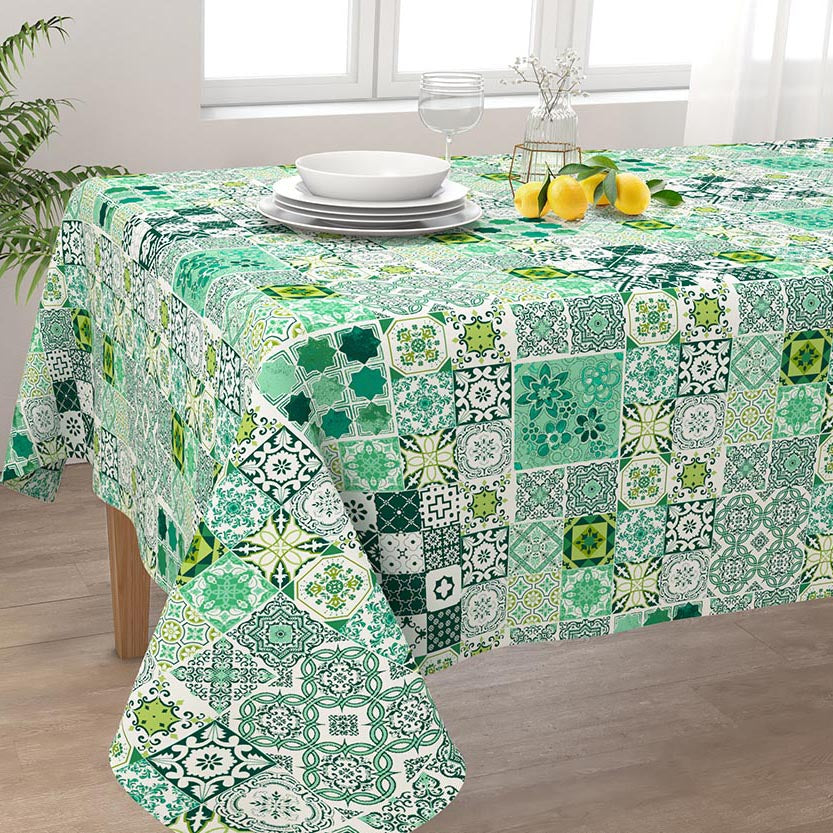 Tovaglia tavola Irge 100% cotone fantasia Alba Elba