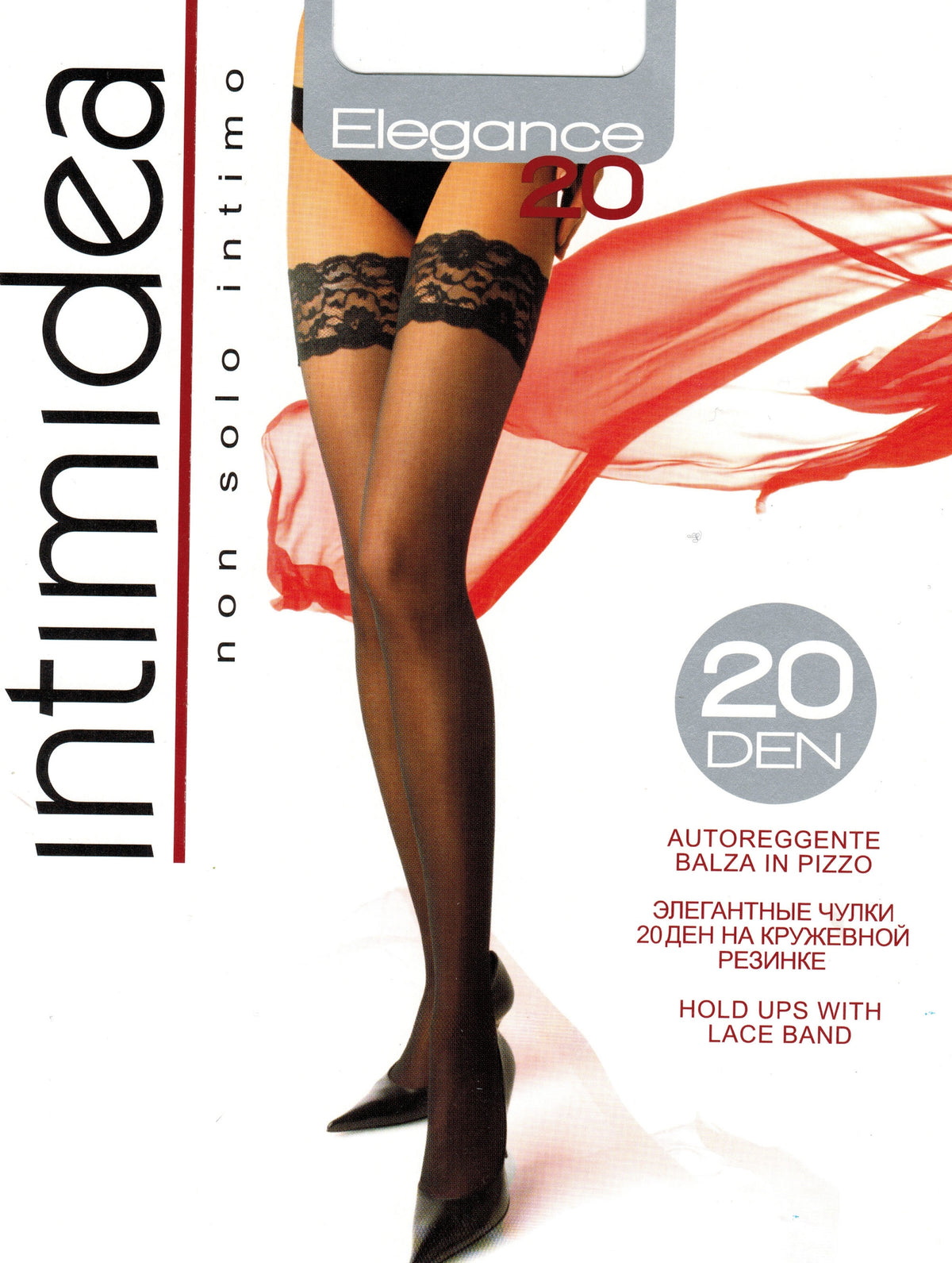 Autoreggenti Intimidea elegance 20 den velate 6 paia 