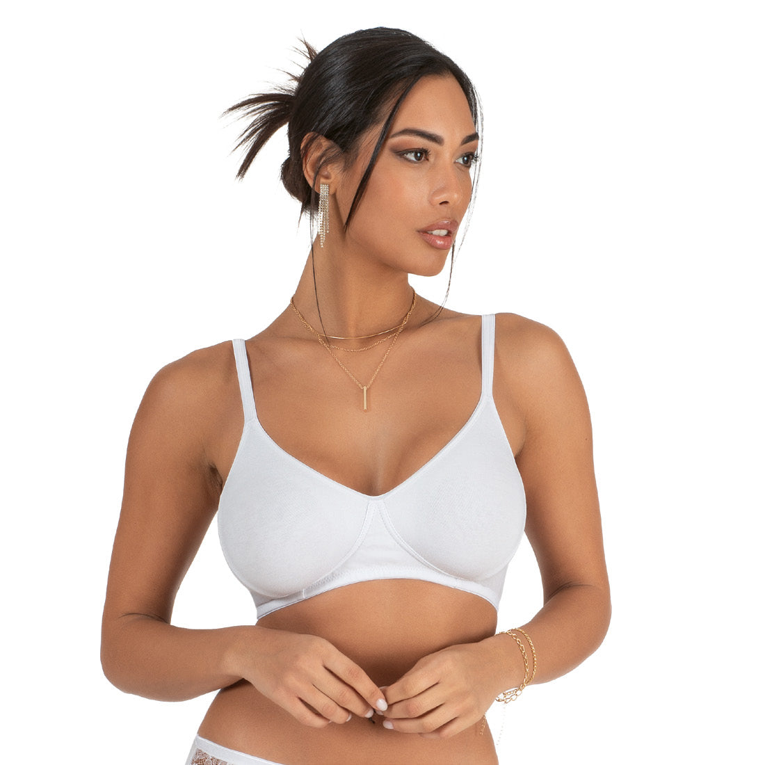 Reggiseno senza ferretto Charme Elodie natural cotton