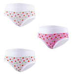 Slip bimba Emy B2317T con fragoline cotone 3 pz
