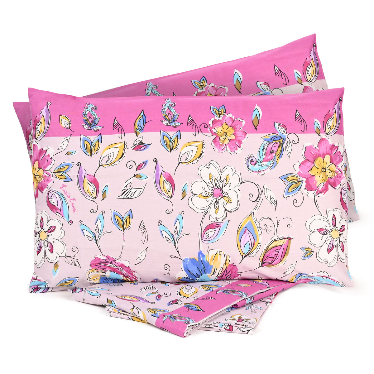Completo letto Enrico coveri 100% Cotone Matrimoniale Betta