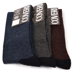 Calze uomo lunghe caldo cotone Enrico Coveri fashionline 193D