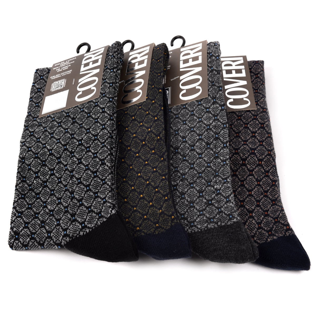 Calze uomo lunghe caldo cotone Enrico Coveri fashionline 236A