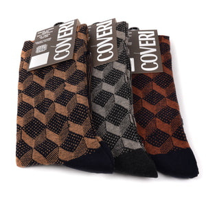 Calze uomo lunghe caldo cotone Enrico Coveri fashionline 238A