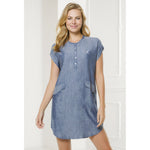 Maxi maglia abito viscosa Enrico Coveri donna EP 2049 Denim