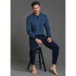 Pigiama uomo caldo punto milano Enrico coveri EP2070 Jeans 