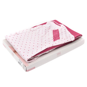 Pigiama donna Enrico Coveri ep5197 aperto cotone 100% rosa con pois