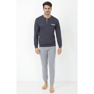 Pigiama uomo lungo Enrico Coveri EP8144 cotone