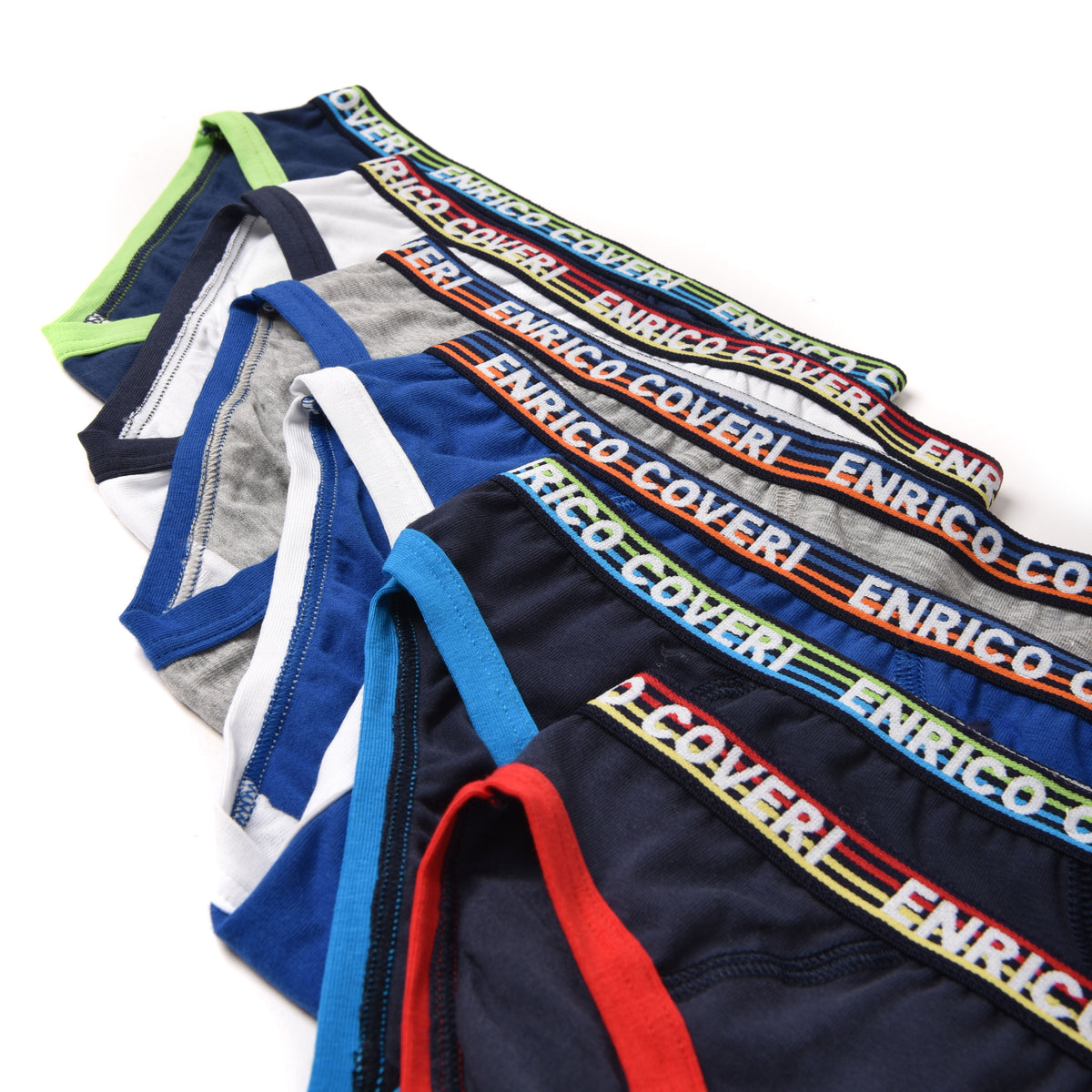 Slip bimbo ragazzo Enrico Coveri ES4106 cotone elastico 6 pz