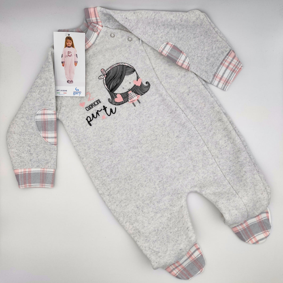 Tutone pigiama neonata Gary H10048 in punto milano