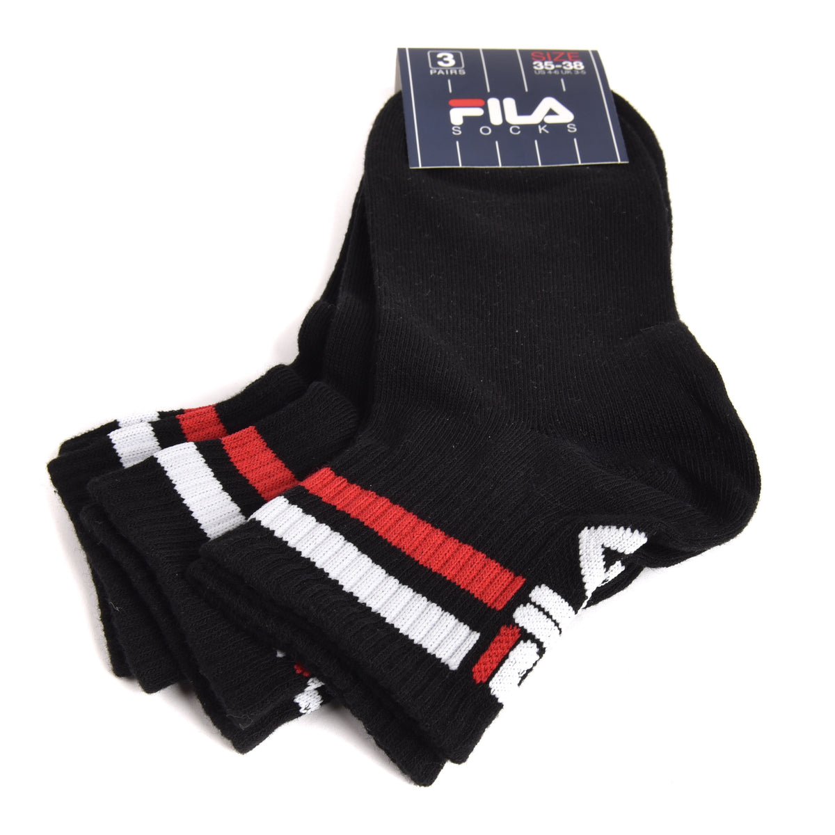 Calze corte unisex Fila F9341 cotone 3 paia