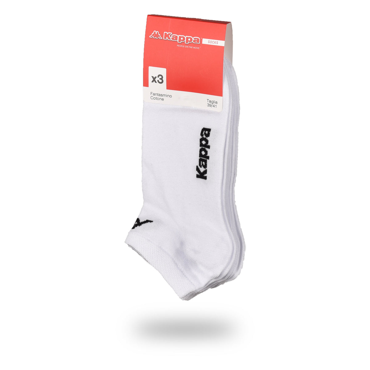 Minicalze fantasmini uomo donna Kappa k006 in cotone 3 paia 