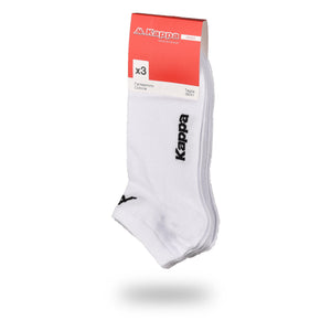 Minicalze fantasmini uomo donna Kappa k006 in cotone 3 paia 