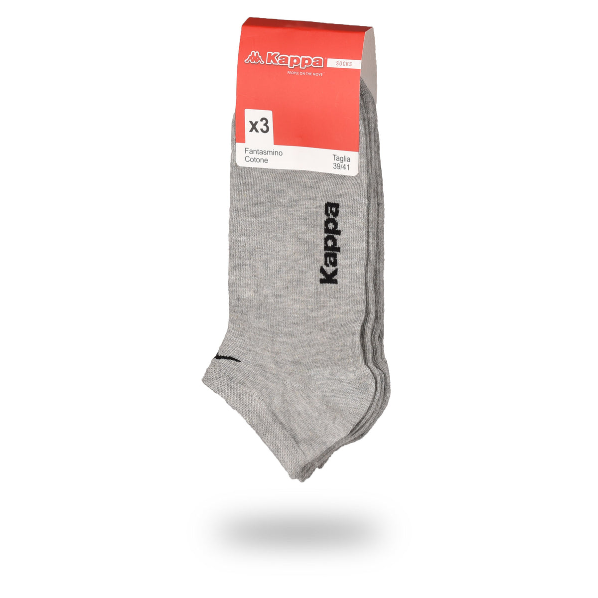 Minicalze fantasmini uomo donna Kappa k006 in cotone 3 paia 
