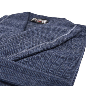 Giacca da camera uomo in caldo cotone Fascino 7306 Jeans