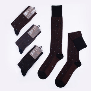 Calze lunghe uomo Enrico Coveri 228 caldo cotone 3 paia Var. B