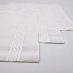 Set da 12 fazzoletti Filotex 100% cotone bianco 1 made in Italy