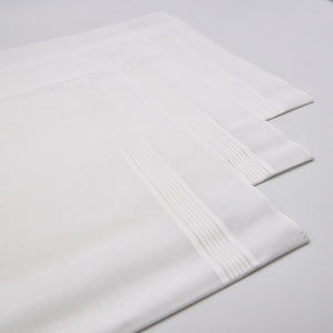 Set da 12 fazzoletti Filotex 100% cotone bianco 1 made in Italy