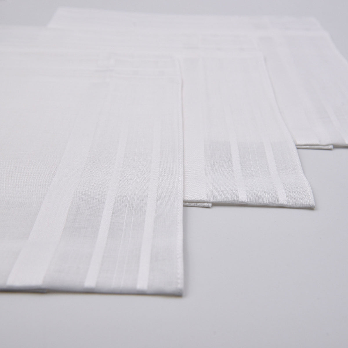 Set da 12 fazzoletti Filotex Elio 100% cotone bianco 4 made in Italy