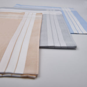Set da 12 fazzoletti Filotex Elio 100% cotone pastello 7 made in Italy