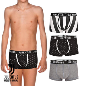 Boxer ragazzo Prodotto Ufficiale Juventus FC B2YJU12050 assortiti 3 pz