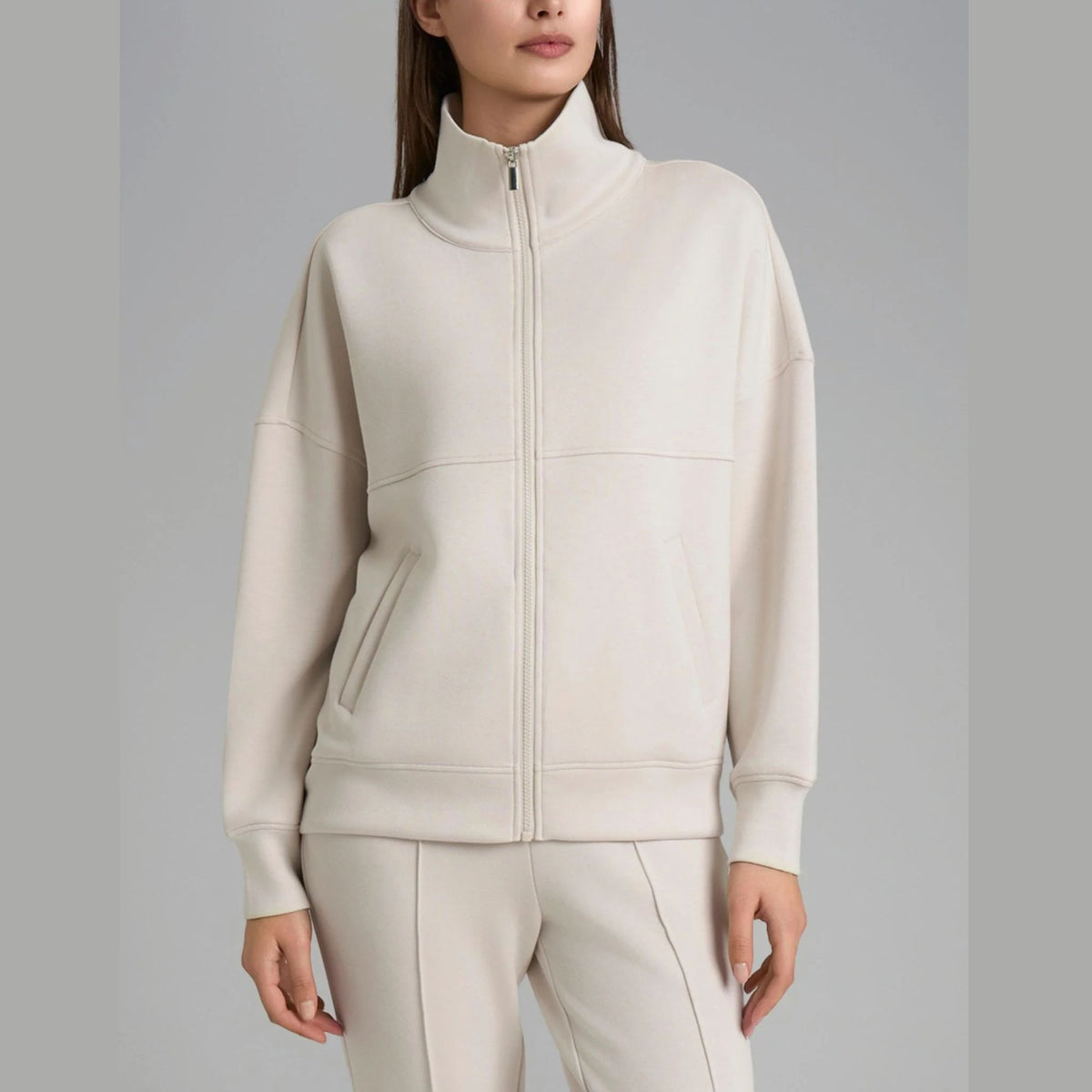 Giacca donna full zip in scuba Ragno DR76XY