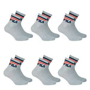 Calze corte Fila F9398 unisex sportive cotone 3 paia