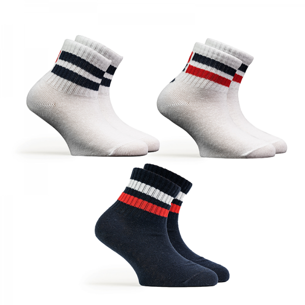 Calze corte bambino Fila F1341D cotone 3 paia