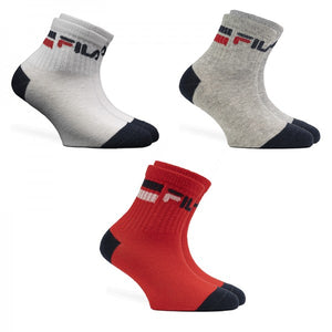 Calze corte bambino Fila F1394D cotone 3 paia
