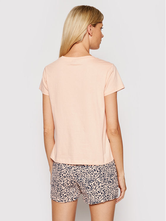 Pigiama donna Fila FPS4052 corto cotone maculato