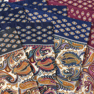 Fazzoletti in cotone Paisley Made in Italy Filotex 12 pz