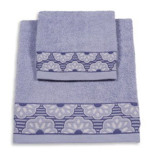Vingi set asciugamani viso + ospite cotone Fiorella 