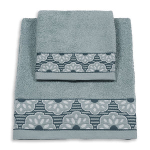 Vingi set asciugamani viso + ospite cotone Fiorella 
