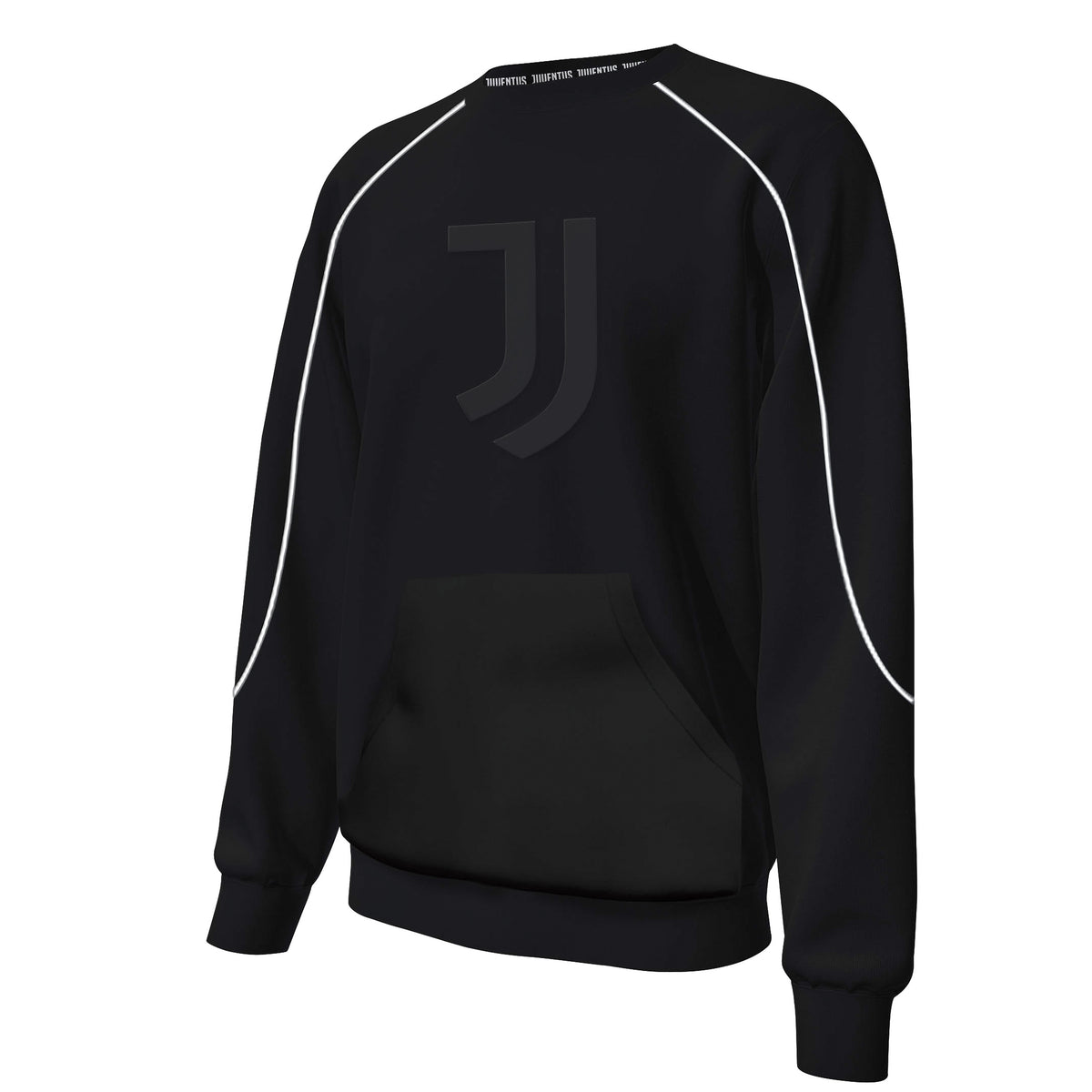 Felpa uomo con stemma Juventus dotata di comode tasche F10 1045