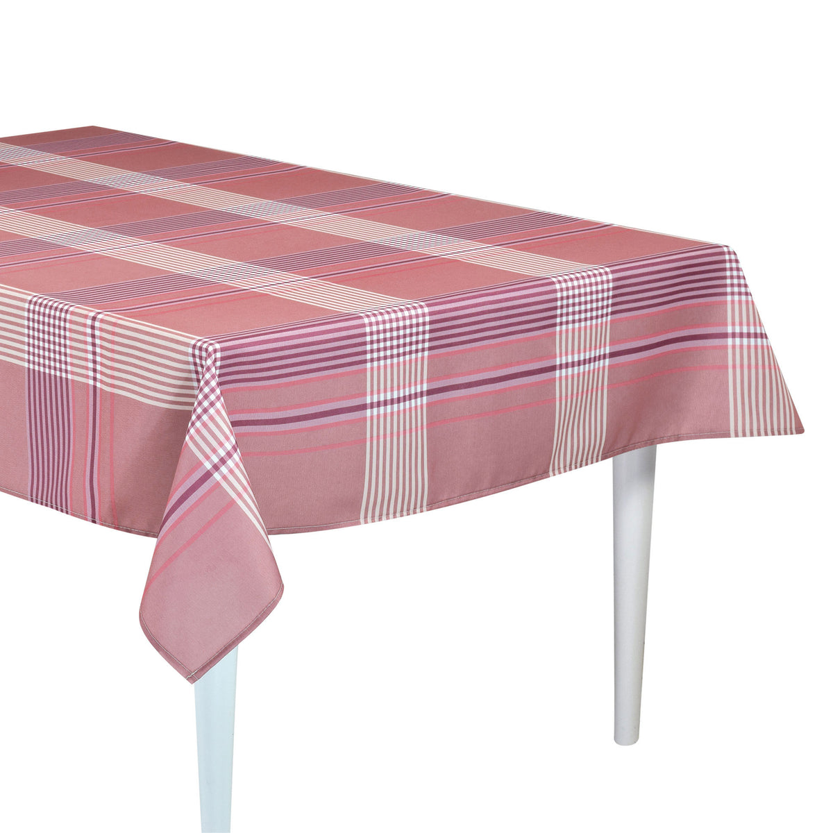 Tovaglia Sommaruga Francy dis.05 rettangolare principe di galles rosa antico