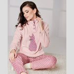 Pigiama donna serafino coral Infiore FRD651449