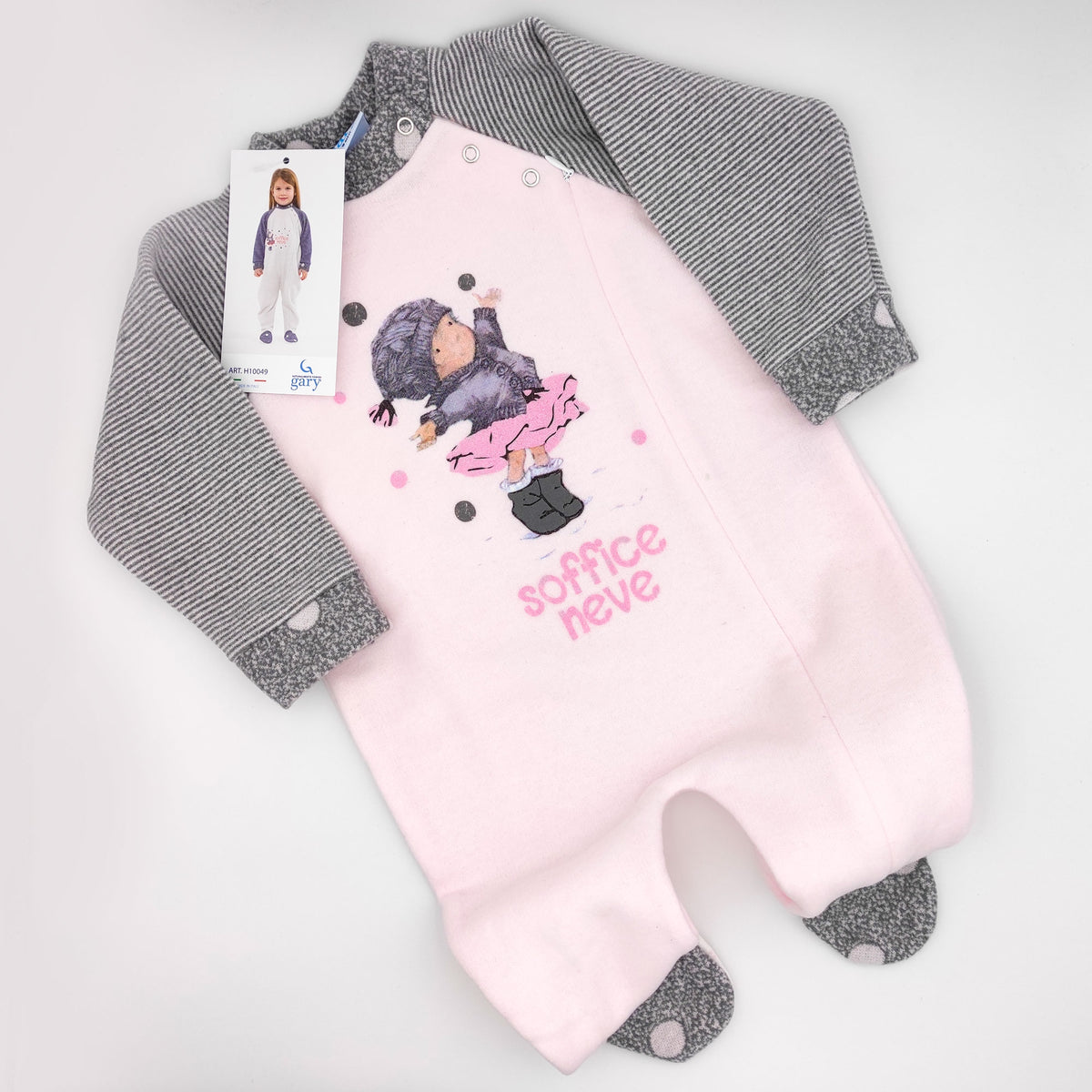 Tutone pigiama bimba in punto milano Gary H10049