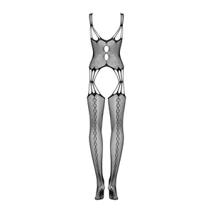 Sensuale body stocking a rete cavallo aperto Obsessive G321