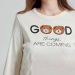 Pigiama donna orsetti 3D in caldo cotone Pompea Galles 